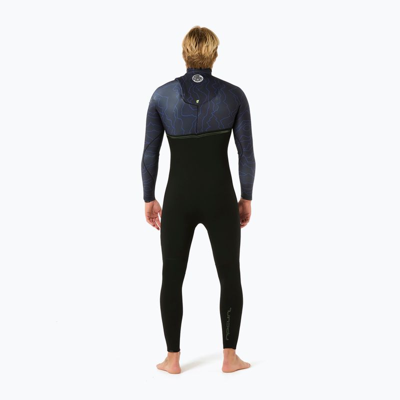 Vyriškas plaukimo hidrokostiumas Rip Curl E-Bomb 3/2 mm Zip Free Sub wild berry 2