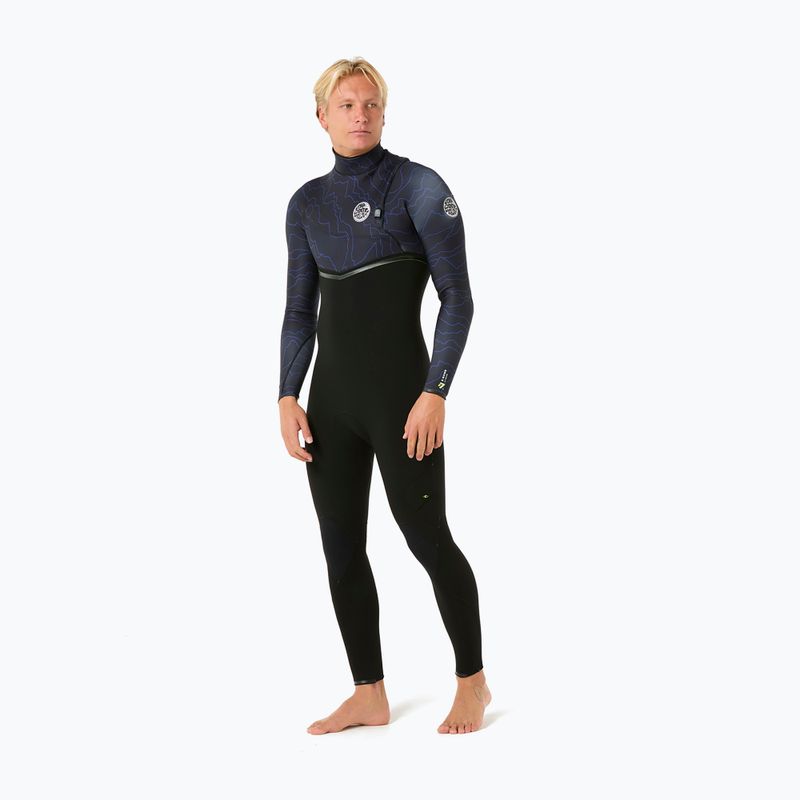 Vyriškas plaukimo hidrokostiumas Rip Curl E-Bomb 3/2 mm Zip Free Sub wild berry 3