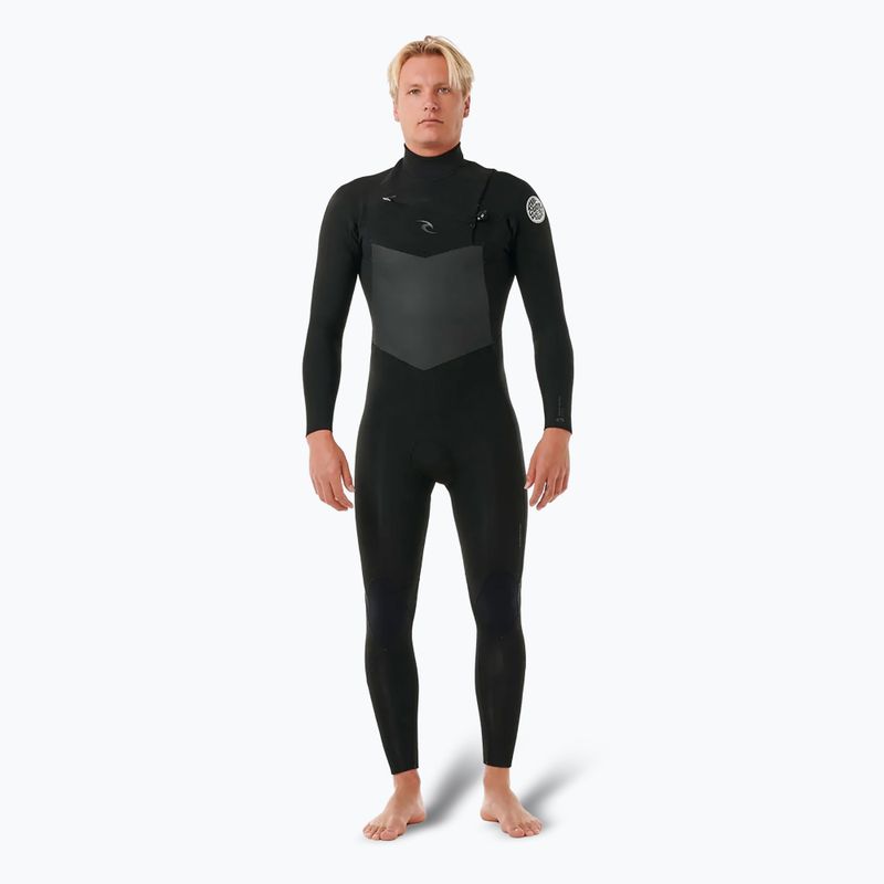 Moteriškas plaukimo hidrokostiumas Rip Curl Dawn Patrol 5/3mm Chest Zip dark navy