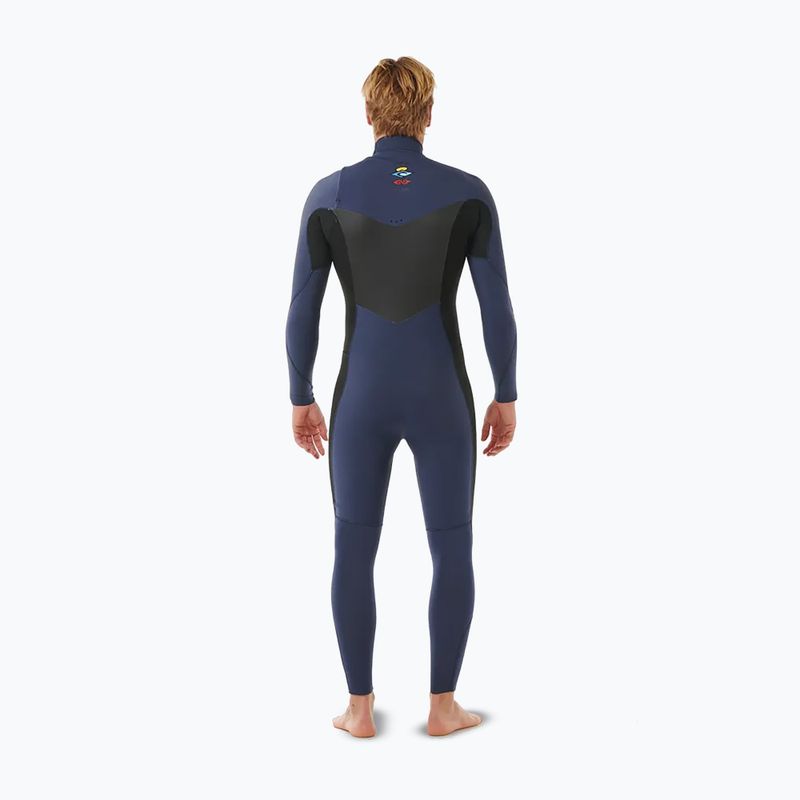 Moteriškas plaukimo hidrokostiumas Rip Curl Dawn Patrol 5/3mm Chest Zip dark navy 2