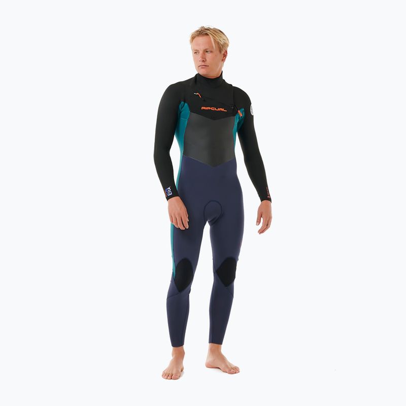 Moteriškas plaukimo hidrokostiumas Rip Curl Dawn Patrol 4/3mm Chest Zip purple night 4