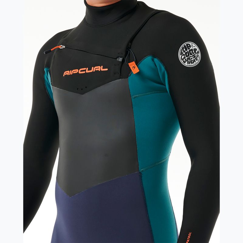 Moteriškas plaukimo hidrokostiumas Rip Curl Dawn Patrol 4/3mm Chest Zip purple night 5