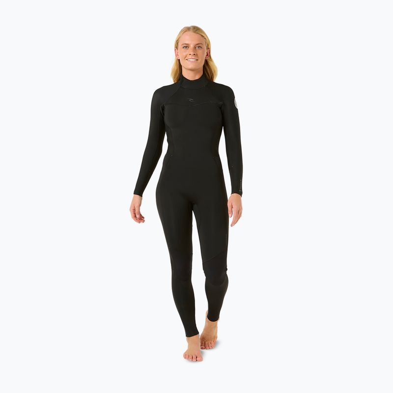 Moteriškas plaukimo kostiumas Rip Curl Wms Dawn Patrol Bz 4/3 mm Black