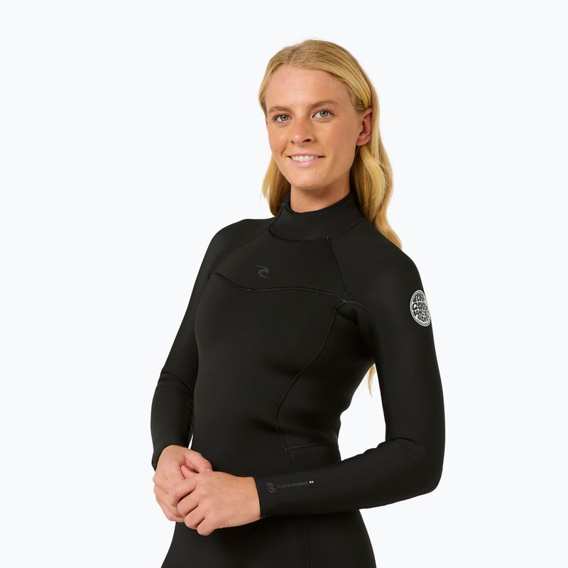 Moteriškas plaukimo kostiumas Rip Curl Wms Dawn Patrol Bz 4/3 mm Black 6