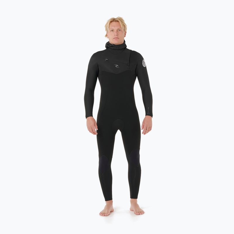 Vyriškas plaukimo kostiumas Rip Curl Dawn Patrol Cz Hood 5/4 mm black 2
