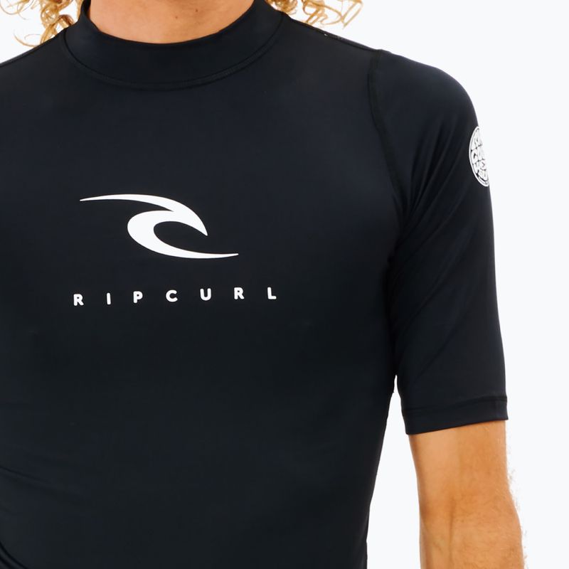 Rip Curl Corps 90 vyriški maudymosi marškinėliai juodi 12JMRV 3