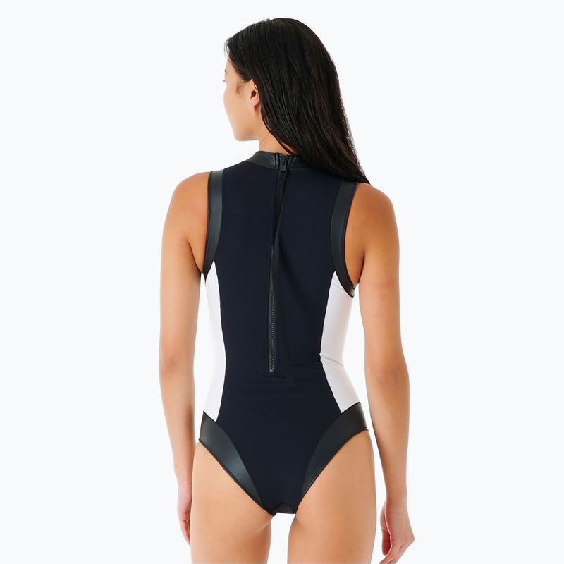 Rip Curl Mirage Ultimate Good 1 Piece 1000 moteriškas vientisas maudymosi kostiumėlis juoda ir balta 01FWSW 6