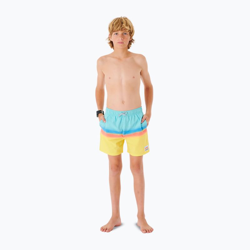 Rip Curl Surf Revival Volley vaikiški šortai 46 blue/yellow 027BBO 2