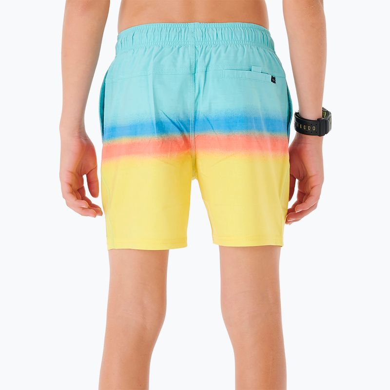 Rip Curl Surf Revival Volley vaikiški šortai 46 blue/yellow 027BBO 3