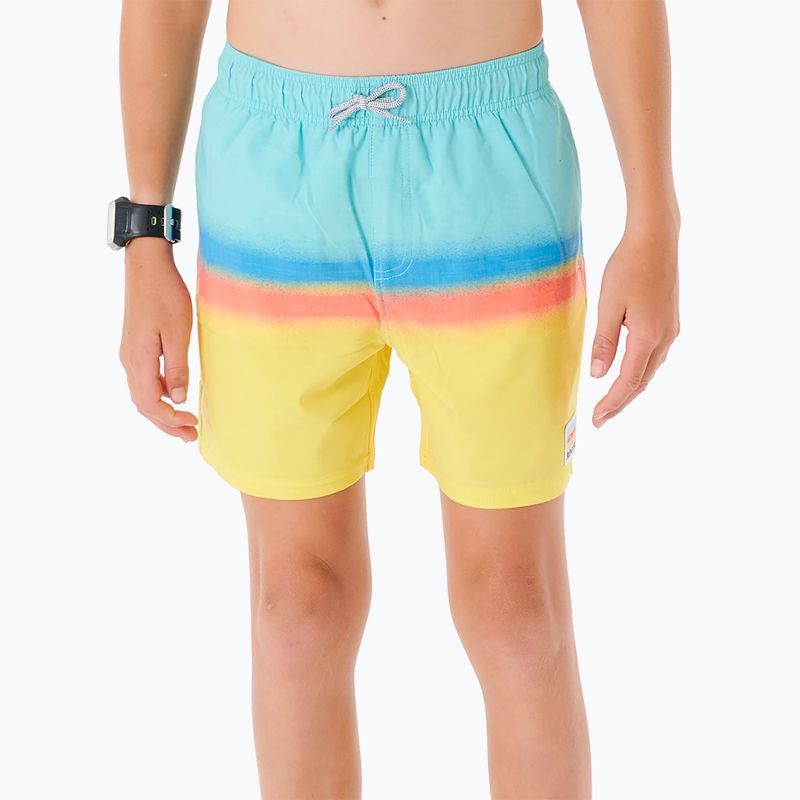 Rip Curl Surf Revival Volley vaikiški šortai 46 blue/yellow 027BBO 4