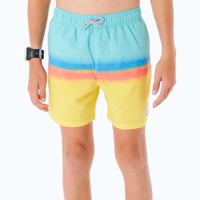 Rip Curl Surf Revival Volley vaikiški šortai 46 blue/yellow 027BBO