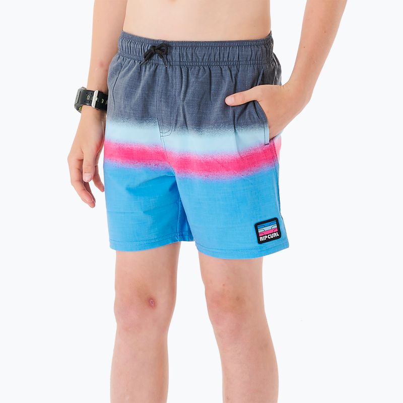 Rip Curl Surf Revival Volley 90 vaikiški šortai blue-grey 027BBO 5