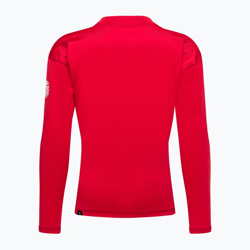 Rip Curl Corps Rash Vest 40 vaikiški maudymosi marškinėliai raudoni 11MBRV 2