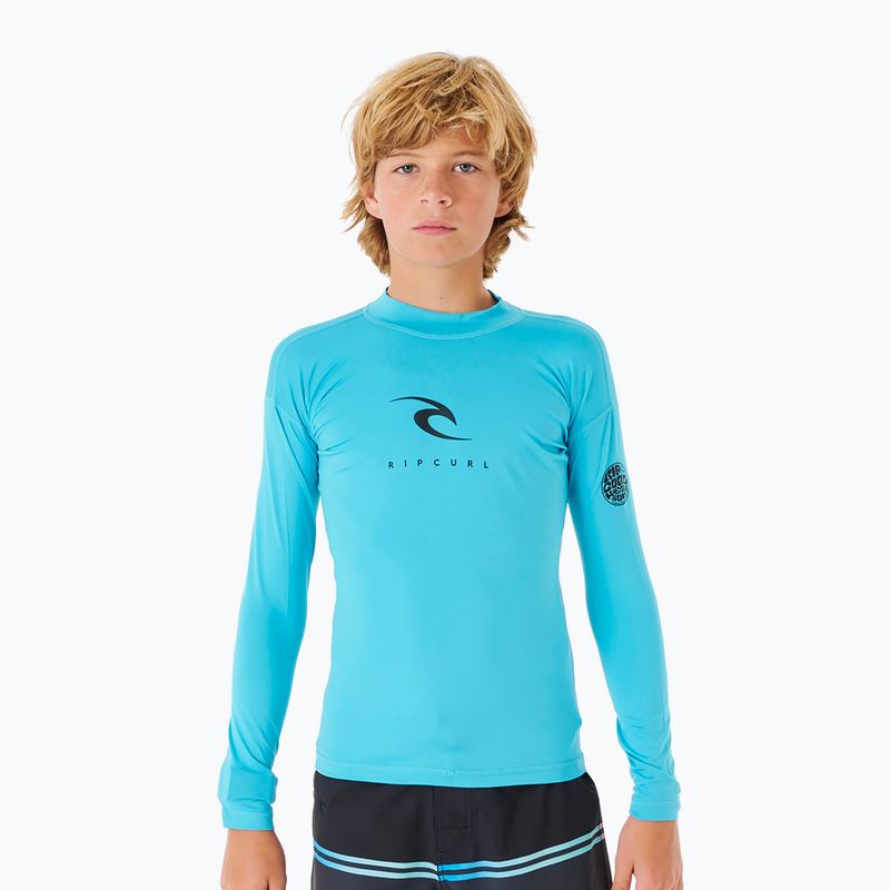Rip Curl Corps Rash Vest 70 vaikiški maudymosi marškinėliai mėlyni 11MBRV