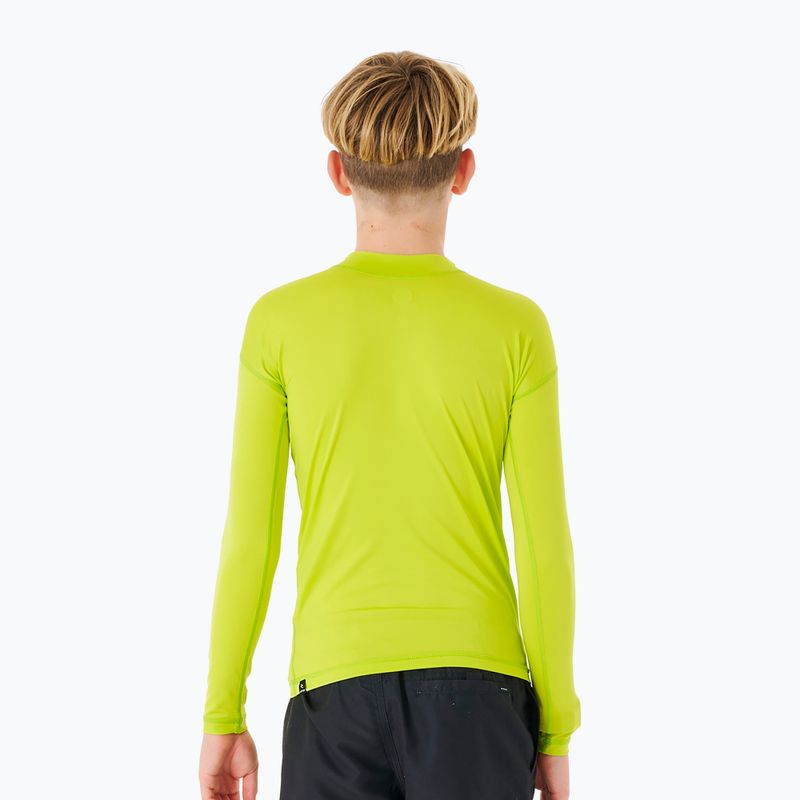 Rip Curl Corps Rash Vest vaikiški maudymosi marškinėliai 4078 green 11MBRV 2
