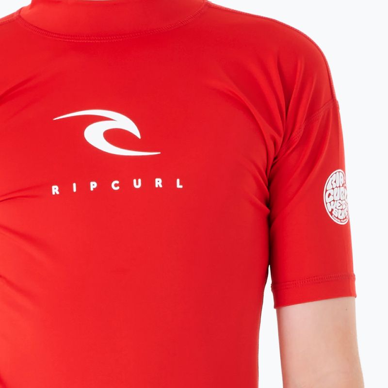 Rip Curl Corps Rash Vest vaikiški maudymosi marškinėliai 40 red 11NBRV 3