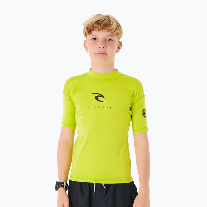 Rip Curl Corps Rash Vest vaikiški maudymosi marškinėliai 4078 green 11NBRV