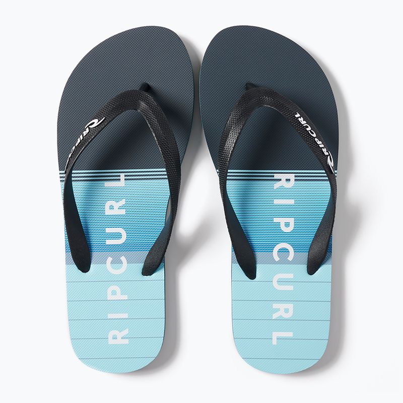 Vyriškos šlepetės Rip Curl Breaker Open Toe 107 juoda ir mėlyna 19XMOT 9