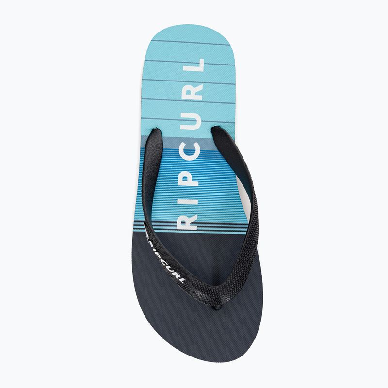 Vyriškos šlepetės Rip Curl Breaker Open Toe 107 juoda ir mėlyna 19XMOT 6