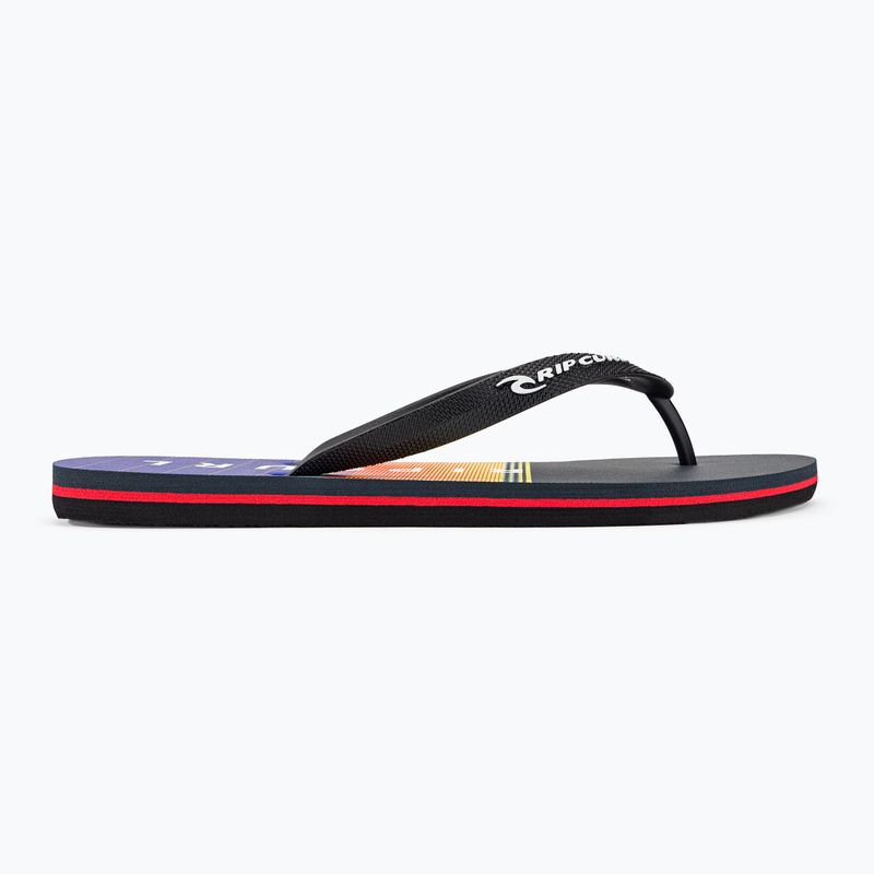 Vyriškos šlepetės Rip Curl Breaker Open Toe 1163 black and orange 19XMOT 2