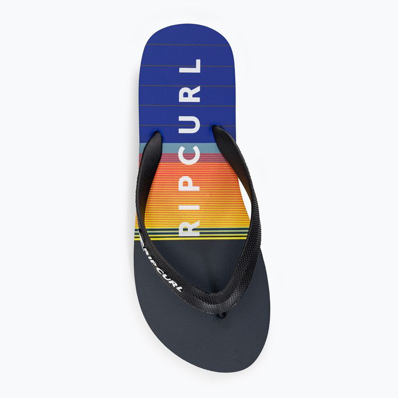 Vyriškos šlepetės Rip Curl Breaker Open Toe 1163 black and orange 19XMOT 6