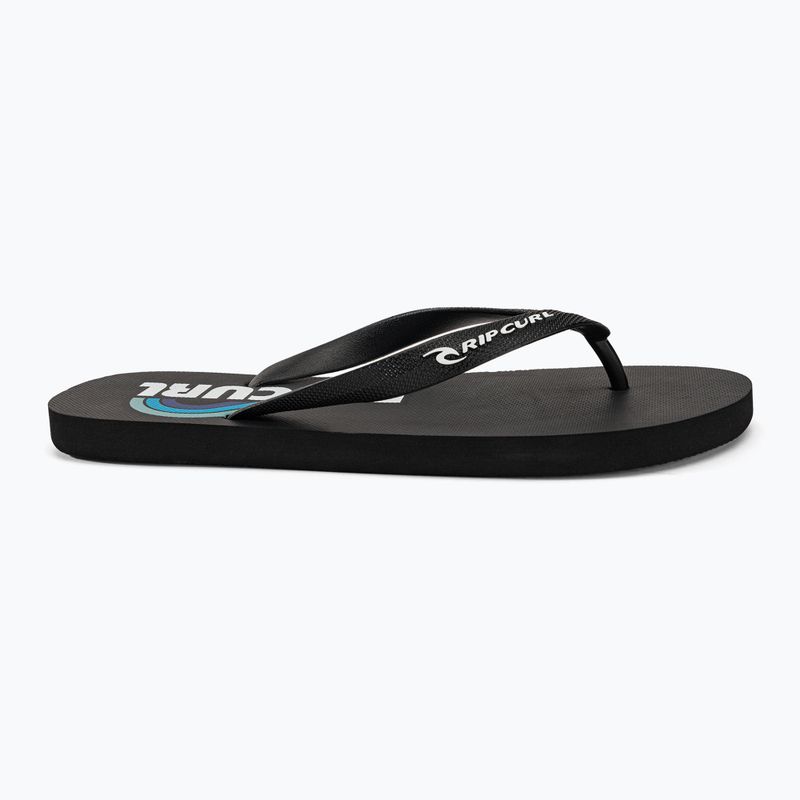 Vyriškos šlepetės Rip Curl Surf Revival Logo Open Toe Flip Flops 6244 black 19YMOT 2