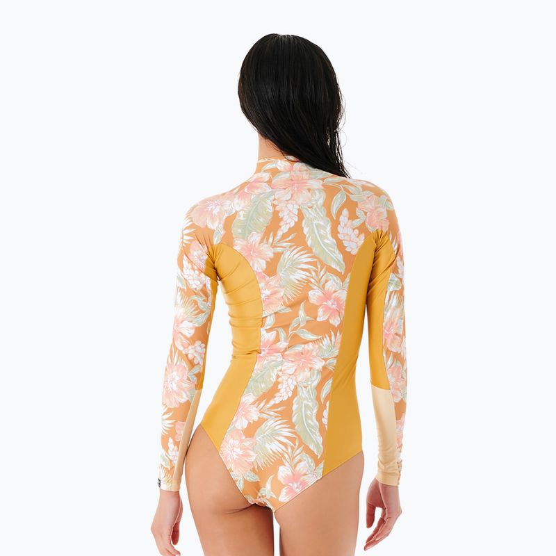 Rip Curl Always Summer Upf 50+ Surfsuit moteriškas vientisas maudymosi kostiumėlis 146 yellow 144WRV 2