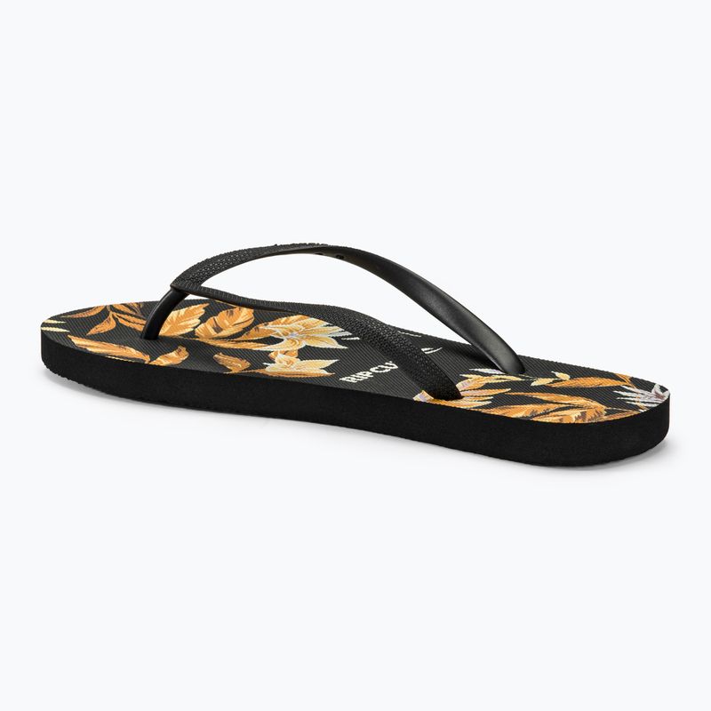 Moteriškos šlepetės per pirštą Rip Curl La Isla Bloom Open Toe black 3