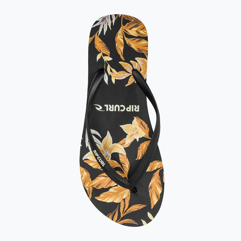 Moteriškos šlepetės per pirštą Rip Curl La Isla Bloom Open Toe black 5