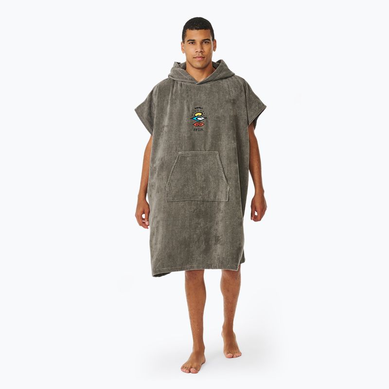 Vyriškas pončas Rip Curl Logo Hooded grey