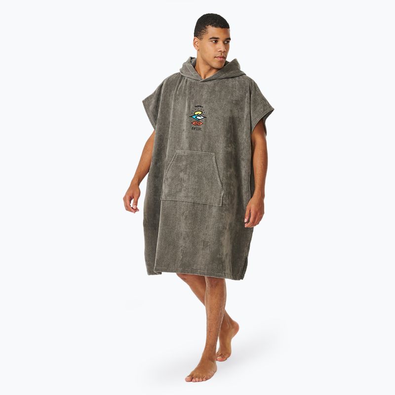 Vyriškas pončas Rip Curl Logo Hooded grey 2