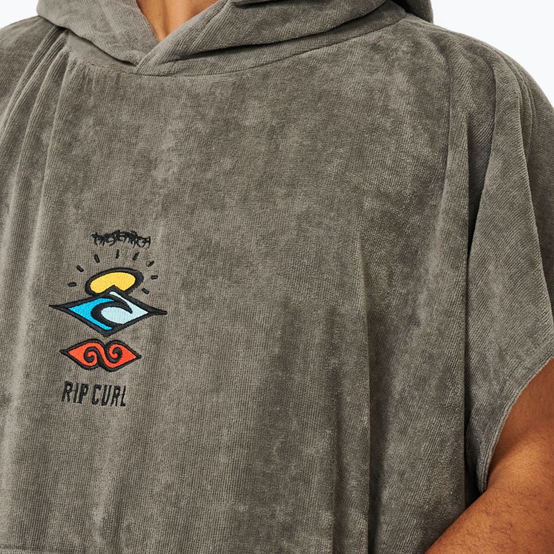 Vyriškas pončas Rip Curl Logo Hooded grey 6