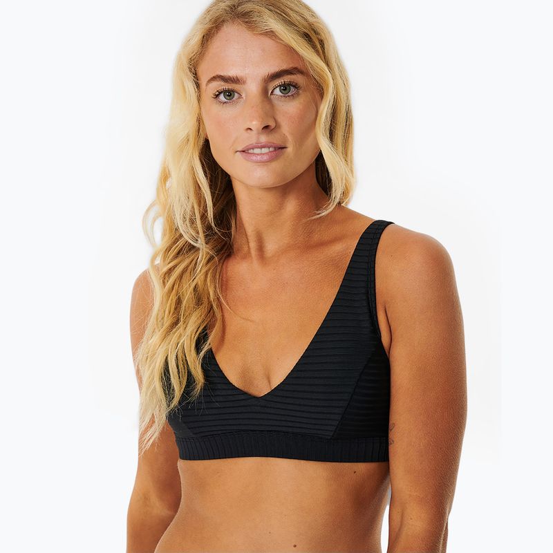 Maudymosi kostiumėlio viršus Rip Curl Premium Surf D-Dd Deep V black 4