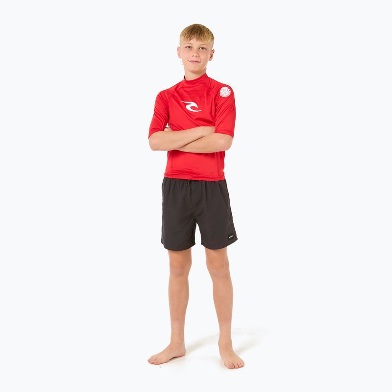 Vaikiški plaukimo marškinėliai Rip Curl Lycra Brand Wave UPF red 2