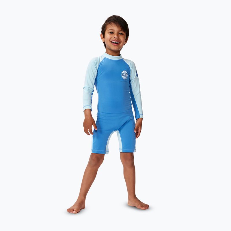 Kombinezonas UPF 50+ vaikiškas Rip Curl Icons UV Brushed Suit blue gum