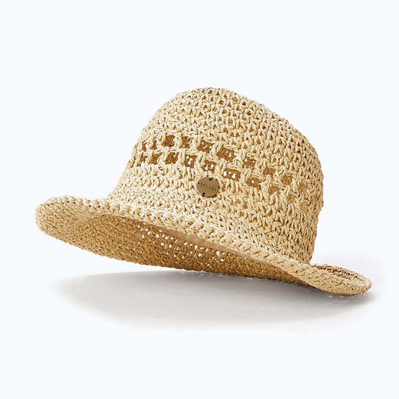 Moteriška skrybėlė Rip Curl Essentials Crochet Bucket natural 2