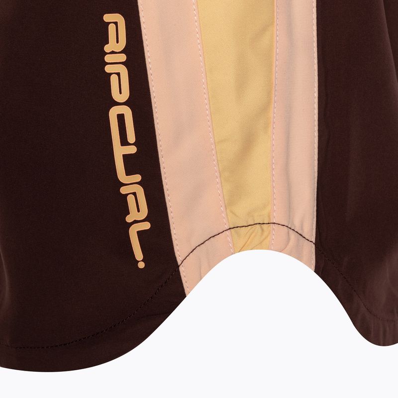 Moteriški maudymosi šortai Rip Curl Block Party Hi Waist 3" plum 4