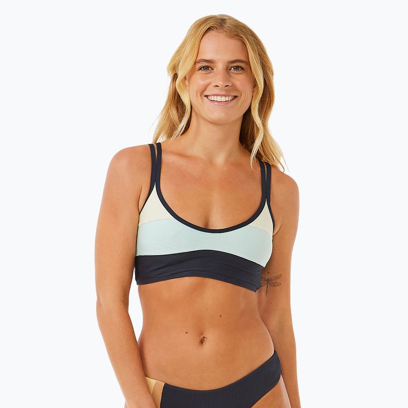 Maudymosi kostiumėlio viršus Rip Curl Block Party Spliced Crop navy 4