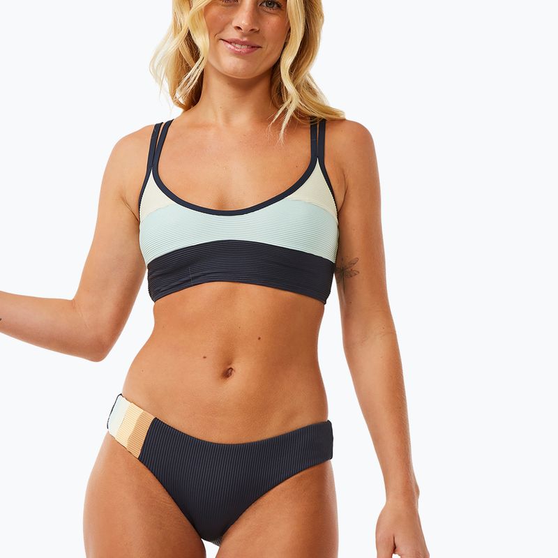 Maudymosi kostiumėlio apačia Rip Curl Block Party Spliced Cheeky Hip navy 9