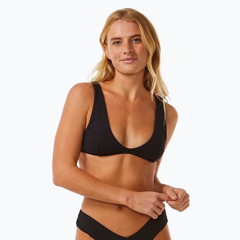 Maudymosi kostiumėlio viršus Rip Curl Premium Surf Bralette black 4