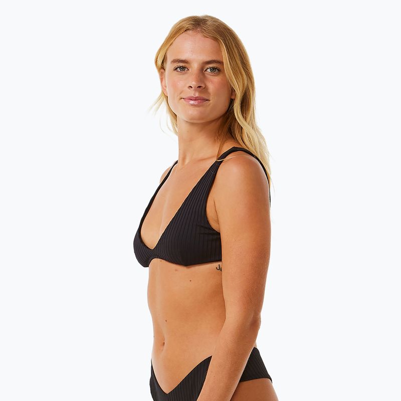 Maudymosi kostiumėlio viršus Rip Curl Premium Surf Bralette black 6