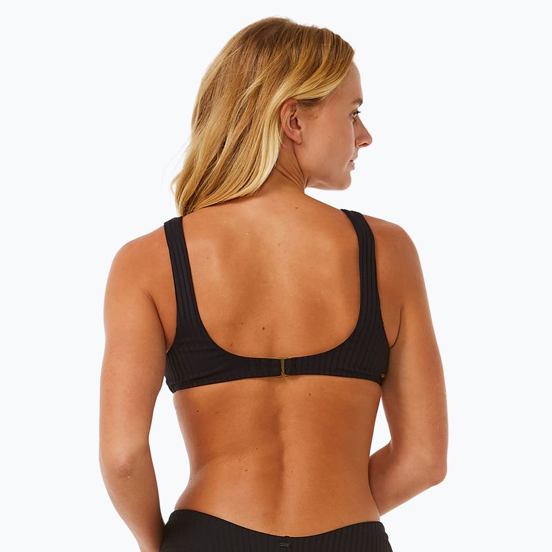 Maudymosi kostiumėlio viršus Rip Curl Premium Surf Bralette black 7