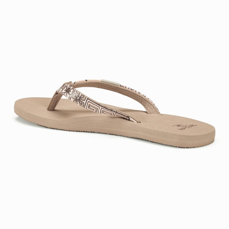 Moteriškos šlepetės per pirštą Rip Curl Freedom Bloom Open Toe bright peach 3