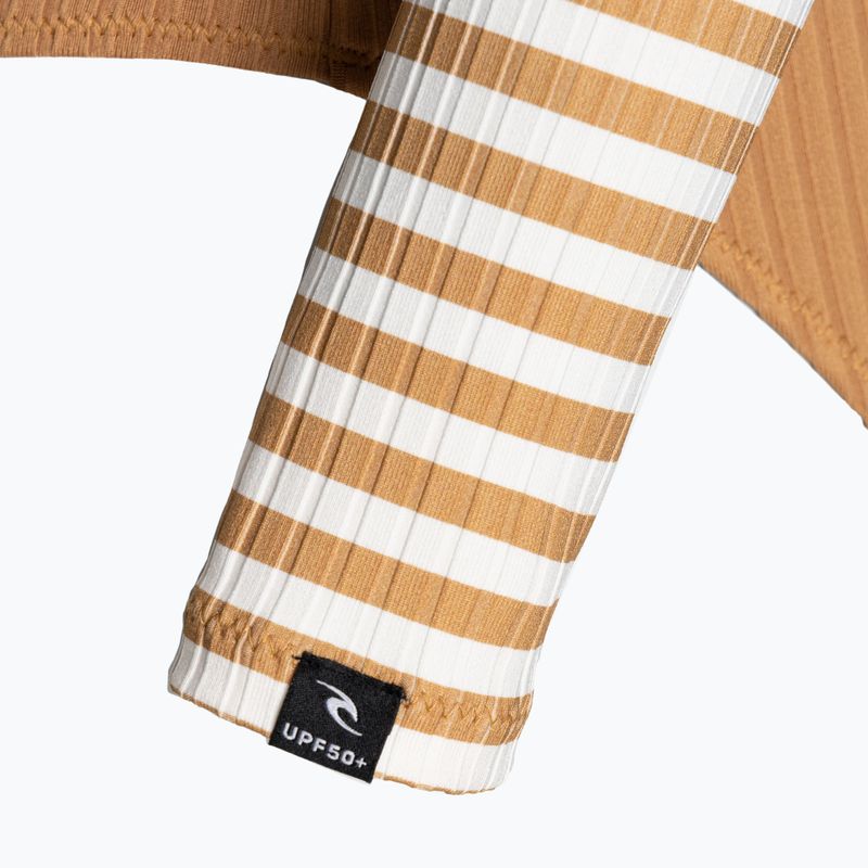 Moteriškas vientisas maudymosi kostiumėlis Rip Curl Premium Surf LS Surf light brown 6