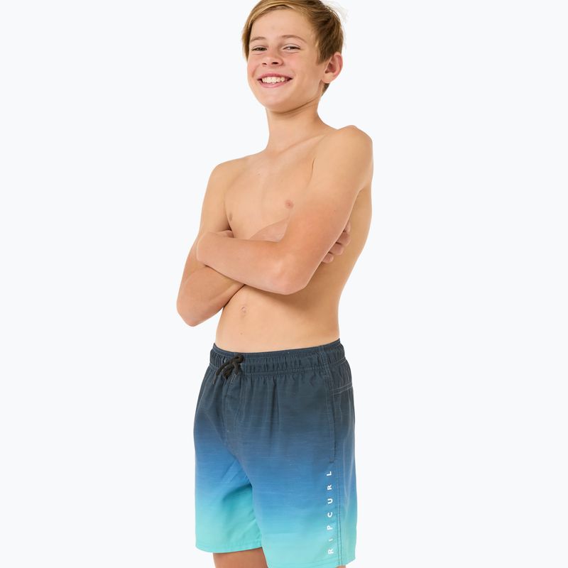 Vaikiški maudymosi šortai Rip Curl Fade Volley vintage navy 4