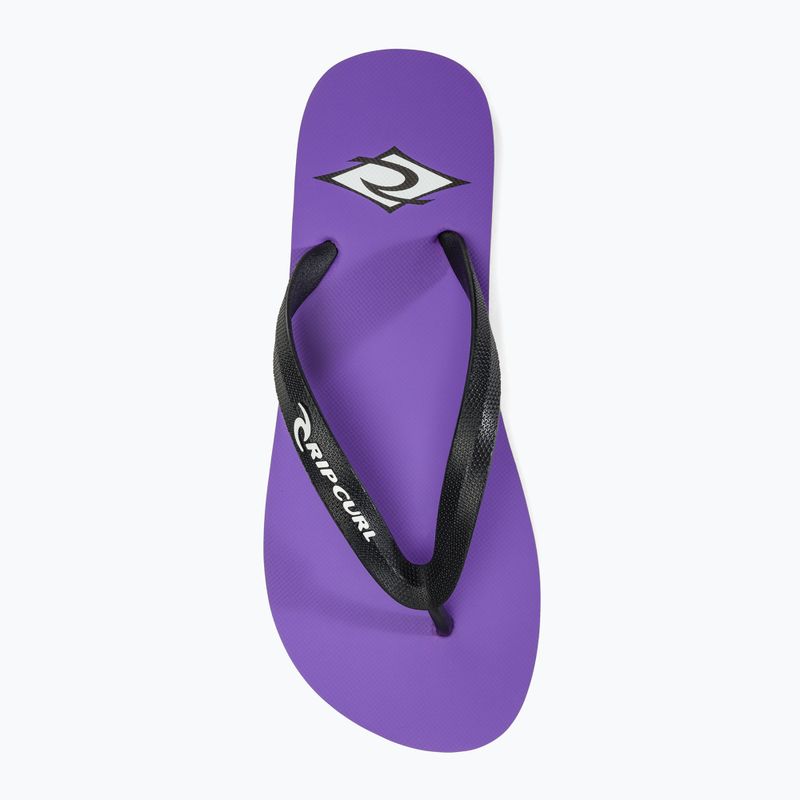 Vyriškos šlepetės per pirštą Rip Curl Foamies Bloom Open Toe lilac 5