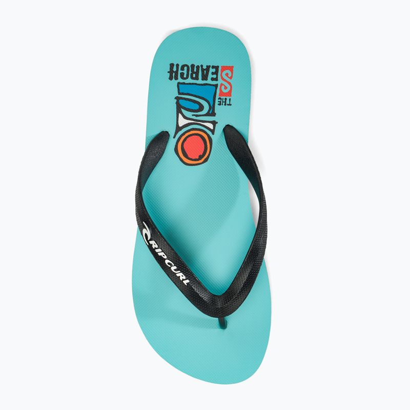 Vyriškos šlepetės per pirštą Rip Curl Foamies Bloom Open Toe light blue 5