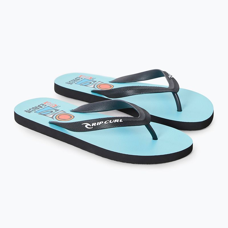 Vyriškos šlepetės per pirštą Rip Curl Foamies Bloom Open Toe light blue 8