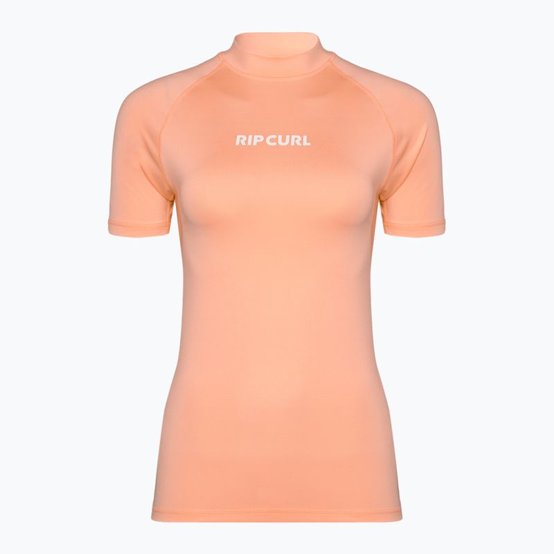 Moteriški maudymosi marškinėliai Rip Curl Classic Surf Upf Rashguard SS bright peach