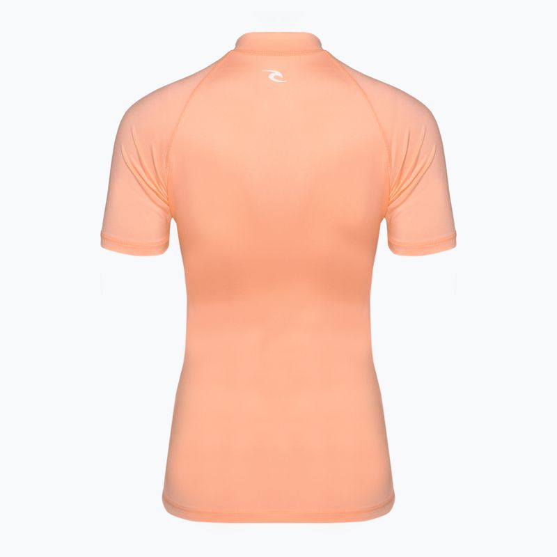 Moteriški maudymosi marškinėliai Rip Curl Classic Surf Upf Rashguard SS bright peach 2